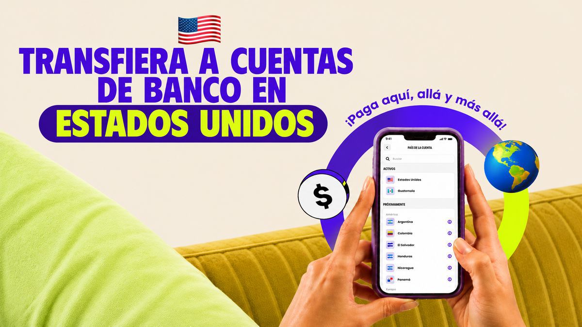 Transfiere a cuentas de banco en Estados Unidos desde la app de OSMO