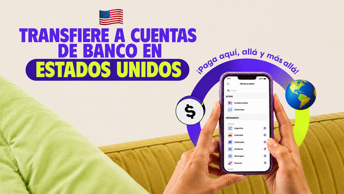 Transfiere a cuentas de banco en Estados Unidos desde la app de OSMO